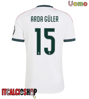 Real Madrid Arda Guler #15 Prima Maglia 2026-27 Manica Corta